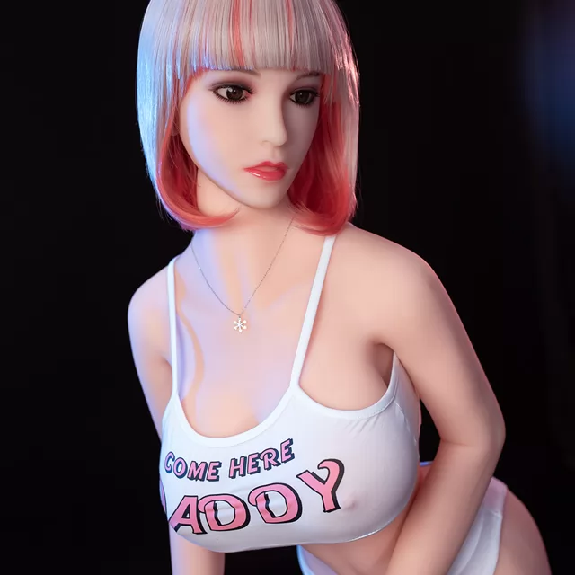 Komioh 158 cm de peito grande novo tamanho real barato boneca realista sex silicone