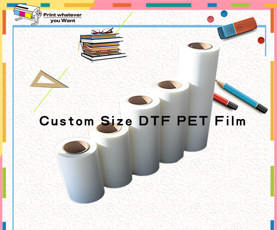 Printwant double matte hot peel DTF pet film is very hot in the market
