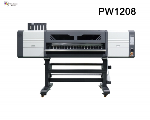Impressora DTF PrintWant de 1,2 metros e 120 cm com cabeças de impressão I3200 de 8 peças PW1208