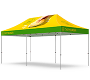 10x20 Advertising Canopy Tent, Option 1: Top Roof Only