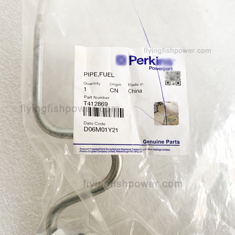 Perkins Diesel Engine Parts Fuel Pipe T412869