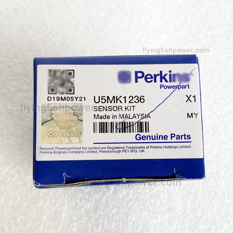 Sensor de presión de combustible de piezas de motor diésel Perkins U5MK1236