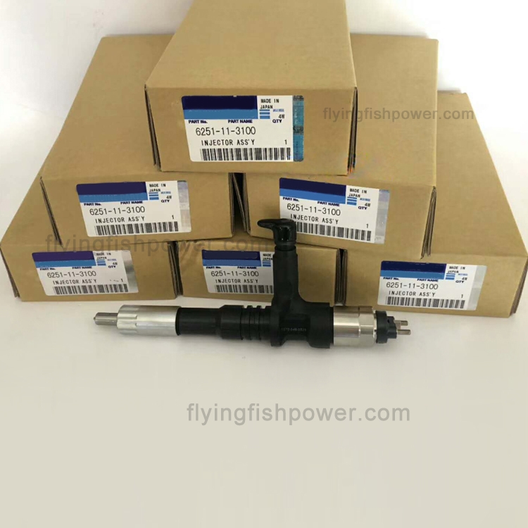 Wholesale Genuine Aftermarket Komatsu Engine Fuel Injector 6251-11-3100