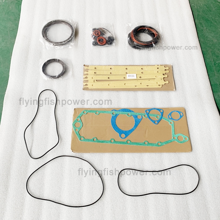 Komatsu 6D125 S6D125 SA6D125 SA6D125E-2 Engine Parts Lower Gasket Set 6155-k2-9900 6155k29900