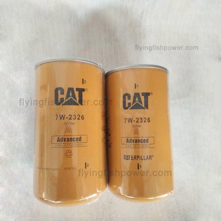 Piezas del motor Caterpillar Filtro de aceite 7W2326 7W-2326