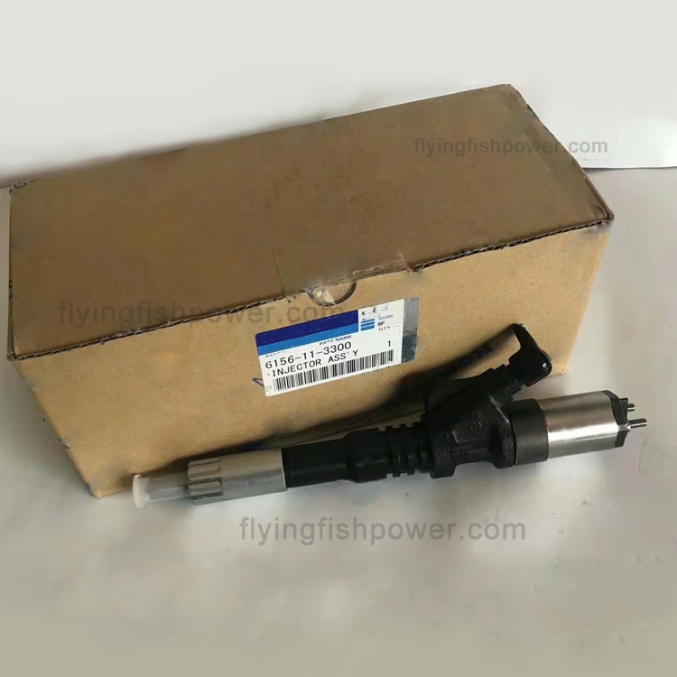 Pièces de moteur diesel Komatsu Injecteur de carburant 6156-31-3300