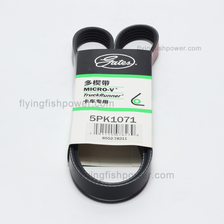 Dongfeng Renault Engine High Temperature-Resistance 5PK1071 D5010224370 Fan Belt