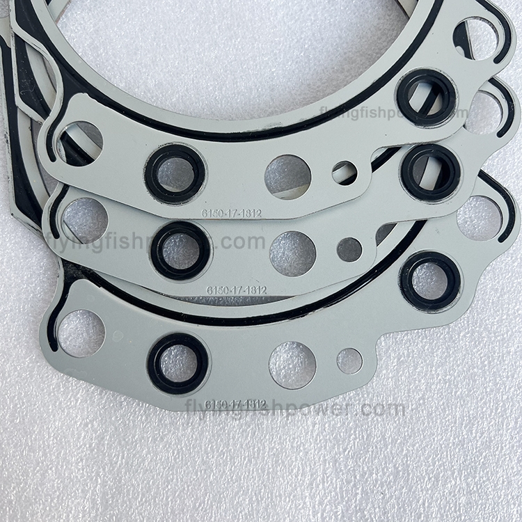 Komatsu 6D125 S6D125 Engine Parts Cylinder Head Gasket 6150-11-1810