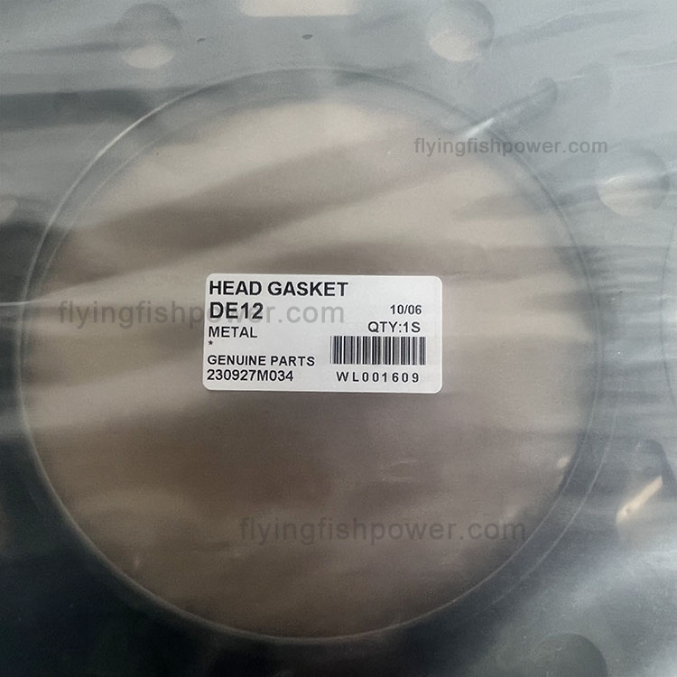 Doosan DE12 DE12T Piezas del motor Junta del cabezal del cilindro 65.03901-0056 6503901-0056 65039010056 65.03901-0057 65.039010057