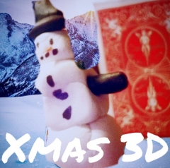 Xmas 3D By Bennett Fitzpatrick (Instant Download)