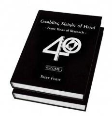 Gambling Sleight of Hand Forte Years of Research 2 Volumes by Steve Forte