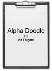Alpha-Doodle Clipboard By Kit Felgate