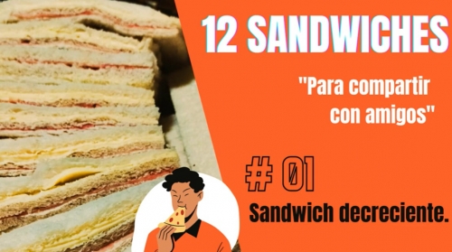 12 Sandwiches (Spanish) por Hernan Maccagno 12 Sandwiches (Spanish) por Hernan Maccagno