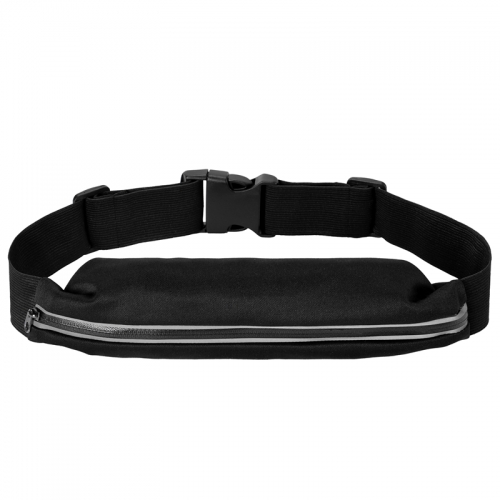 Water proof sport belt bag with reflecting zipper