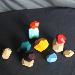 Wooden balance stone for kids