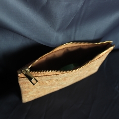 Cork fabric purse