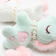 Plush unicorn keychain decoration