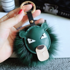 Fakefur lion keychain, cute keychain