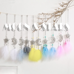 dream catcher keyring, colorful keychain