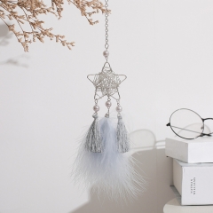 dream catcher keyring, colorful keychain