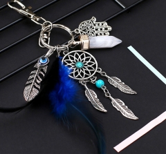 metal keychain, dream cartcher keychain