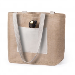 Jute shopping bag, water proof handbag