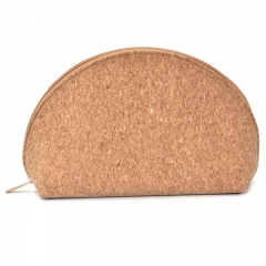 Cosmetic bag made of cork