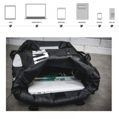 High capacity backpack for student
