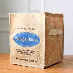 Jute storage box house use