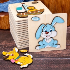 Wooden IQ puzzle for kids