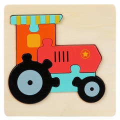 Cartoon puzzle wooden puzzle