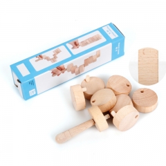 Wooden balance stick family game