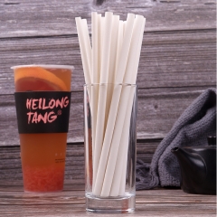 Bamboo fiber straw