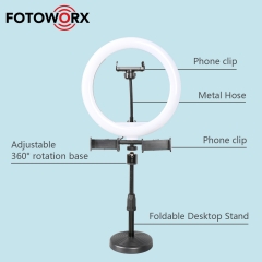 10 inch/26cm Desktop LED Ring Light