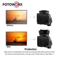 Camera lens hood Compatible for Nikon AF-S DX Series