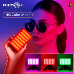 RGB video light for live streaming photography