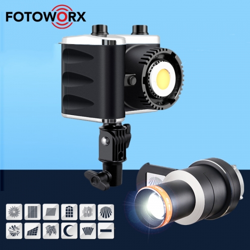 Projection Gobos Kit for Studio Video Light with Camera Lens Photo Lens