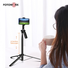 Table Tripod Selfie Stick for Cellphone live streaming
