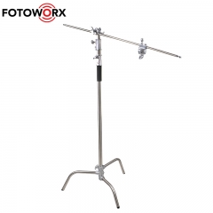 330cm Heavy Duty C-stand + Cross Bar Stainless Steel Light Stand