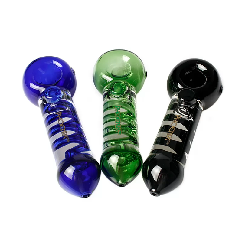 Phoenix Star Freezable Coil Spoon Pipe 5.5 Inches