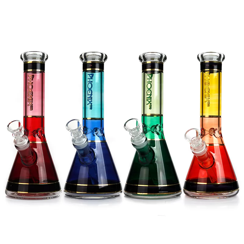 Phoenix Star Colorful Beaker Bong 10 Inches