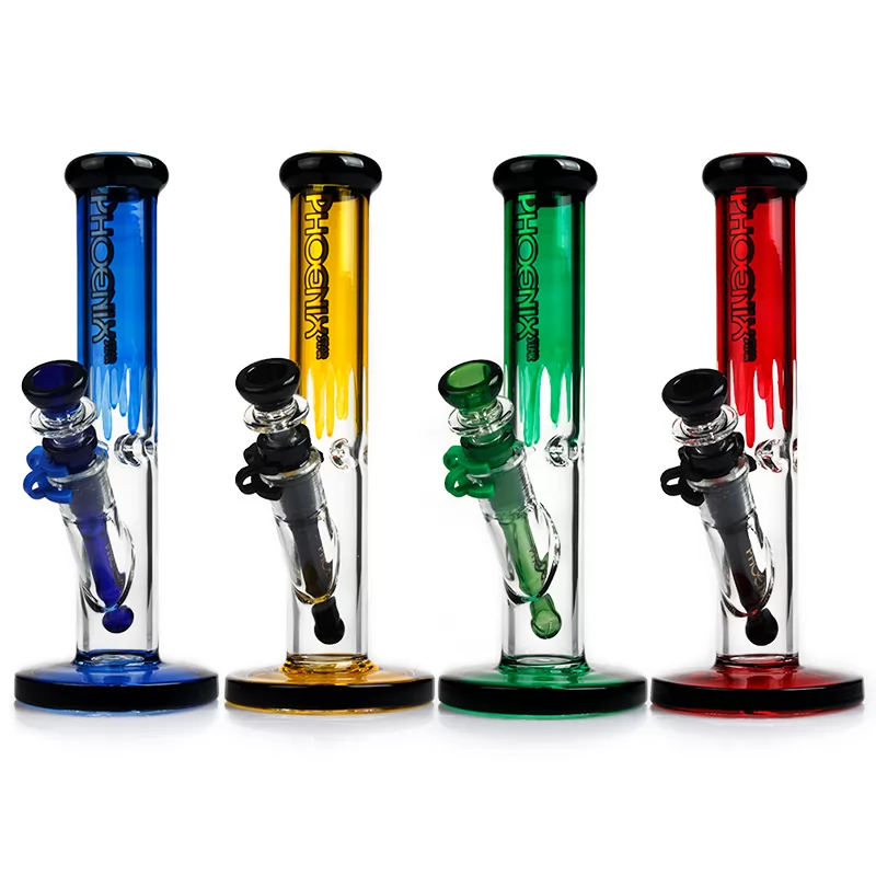 PHOENIX STAR Colorful Straight Bong 10 Inches