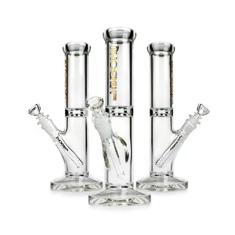 PHOENIX STAR Clear Straight Bong 10 Inches