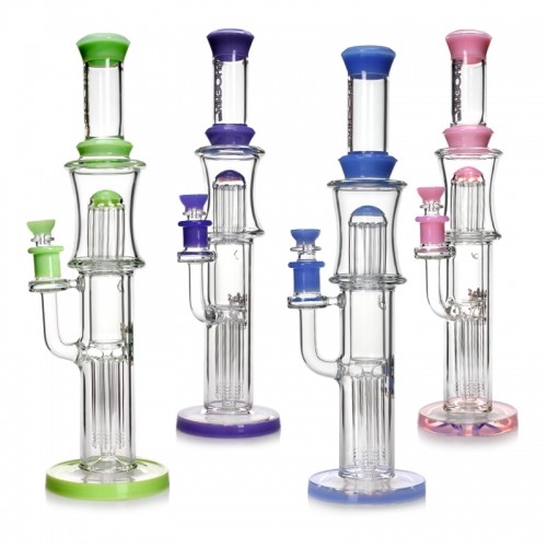 Phoenix Star Incycler Bong With Reinforced 10 Arm Perc & 8 Arm Perc 16.5 Inches
