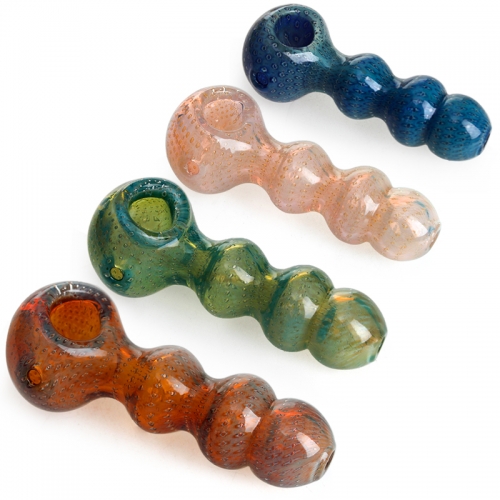 Phoenix Star Bubble Trap Handpipes with Silver Fumed