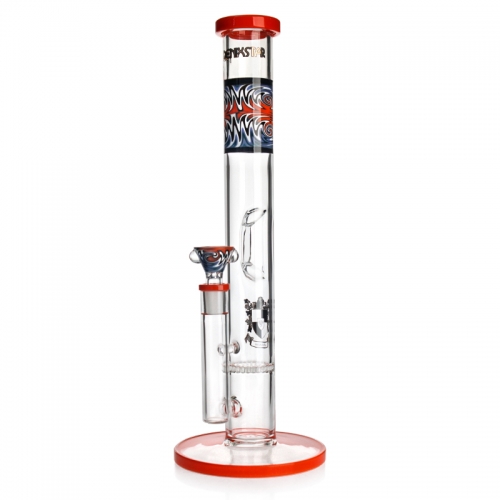 Phoenix 13" American Northstar Glass Straight Tube Weed Bong