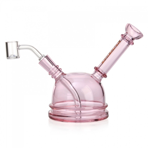 Phoenix Star 6" Affordable Round Dab Rig with Quartz Nail