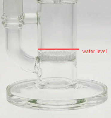 honey comb bong water line