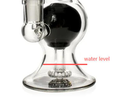 shower head perc bong water line