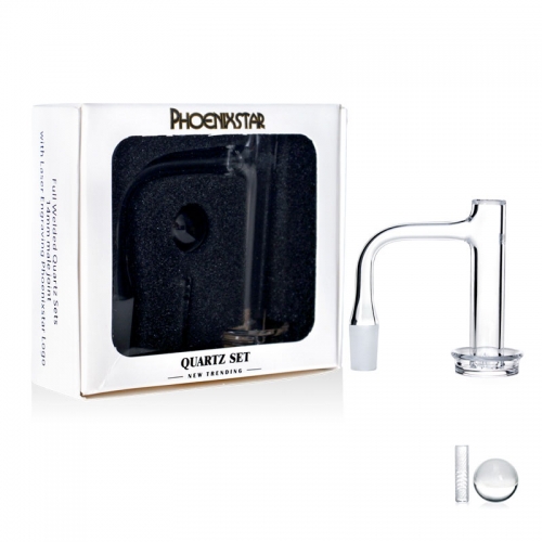 14mm Terp Slurper Quartz Banger Set with Carb Cap & Pillar